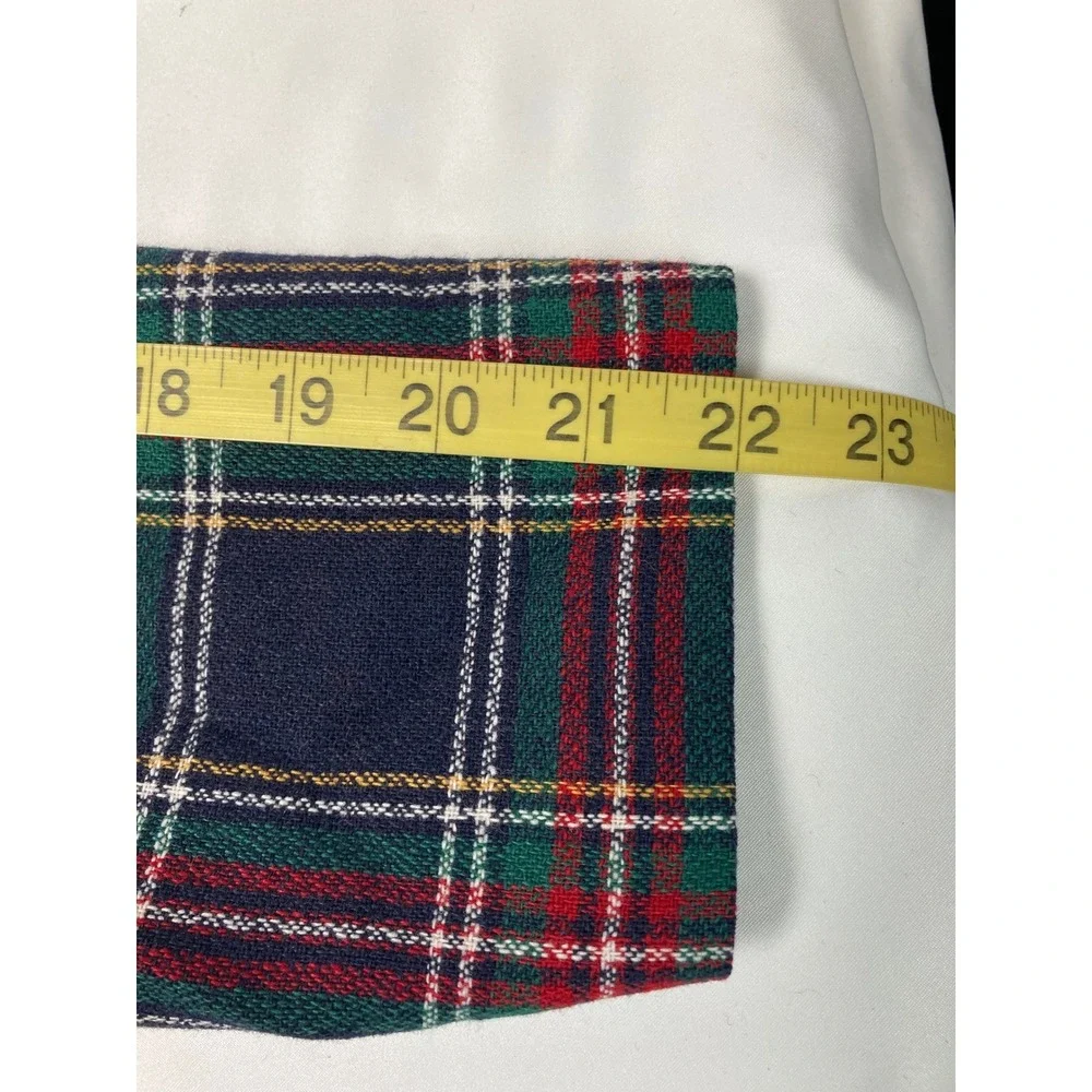 Vintage Homemade Plaid Wool Blazer Jacket | Lined‎ | 1980s | Women's Small